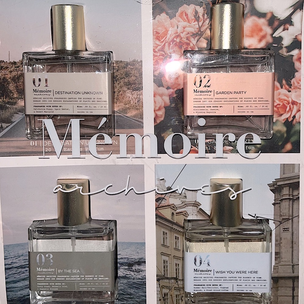 BNIB MEMOIRE ARCHIVES 4-Pc. Discovery Fragrance Palette Gift Set